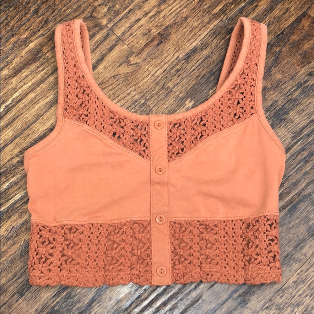 Burnt Orange Crop Top